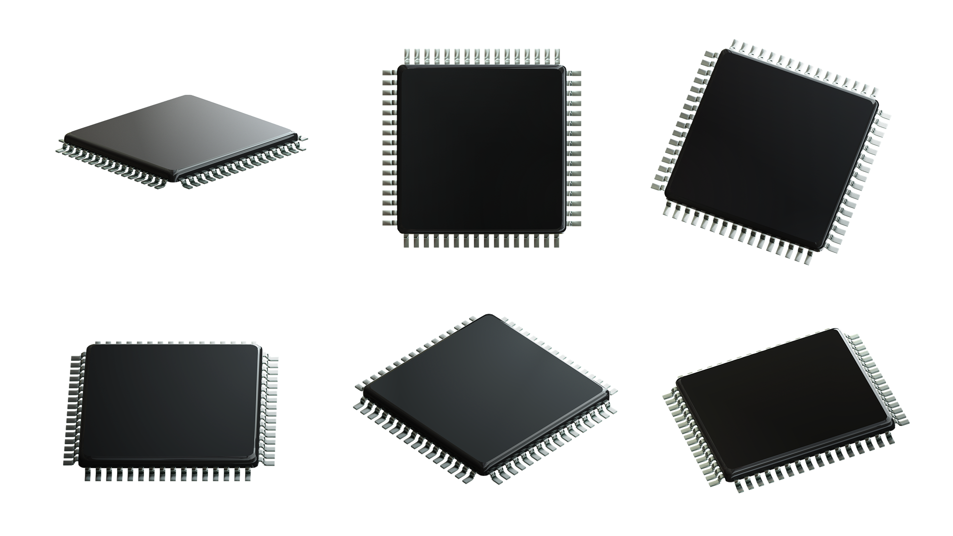 Six semiconductor chips